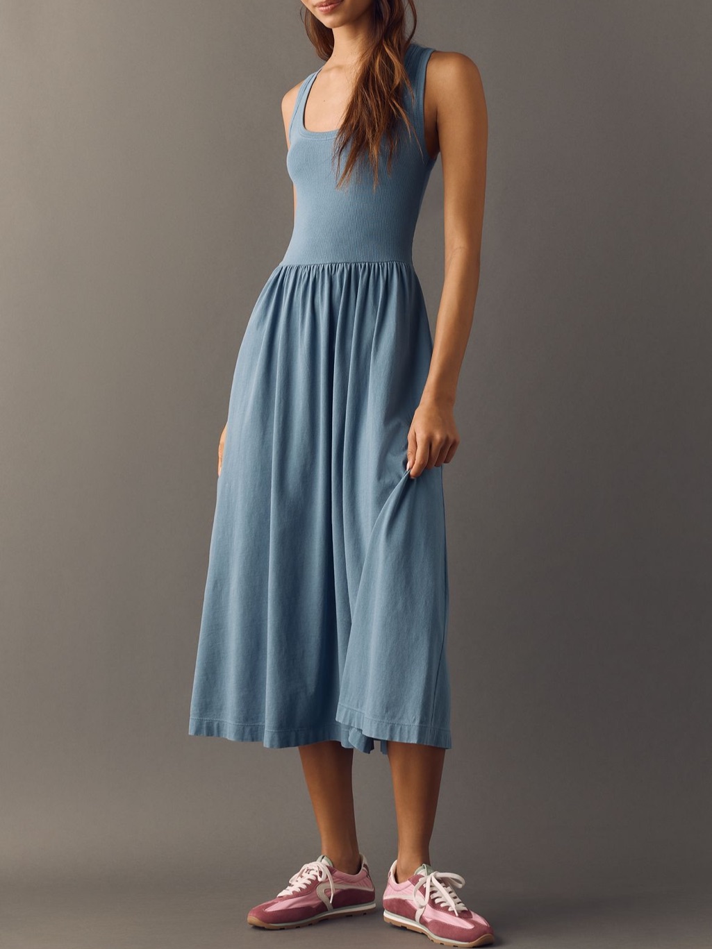 Nwt Anthropologie Nation Ltd Indigo Blue Midi Dress